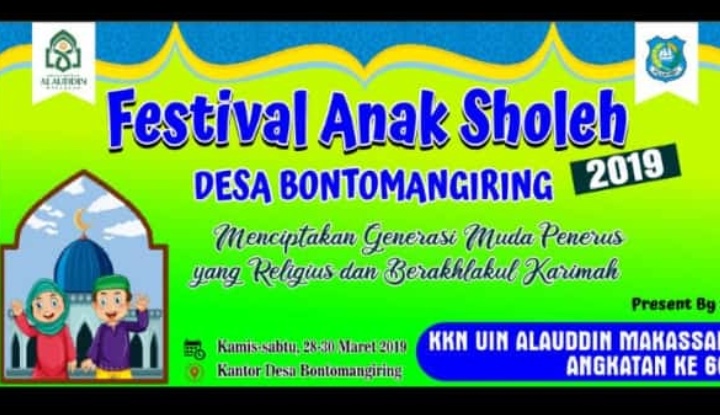 Gambar Tumbuhkan Generasi Cinta Quran, Mahasiswa KKN Gelar Festival Anak Soleh